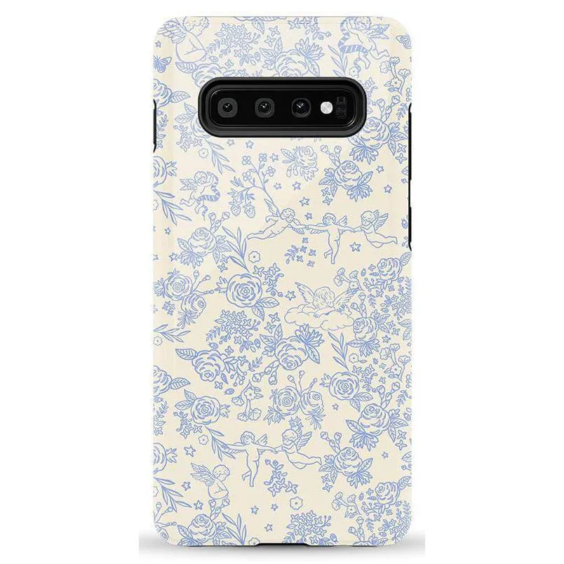 Trendy 2025 Cupid's Canvas | Periwinkle Floral Case  Last Chance!