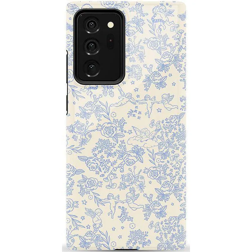 Trendy 2025 Cupid's Canvas | Periwinkle Floral Case  Last Chance!