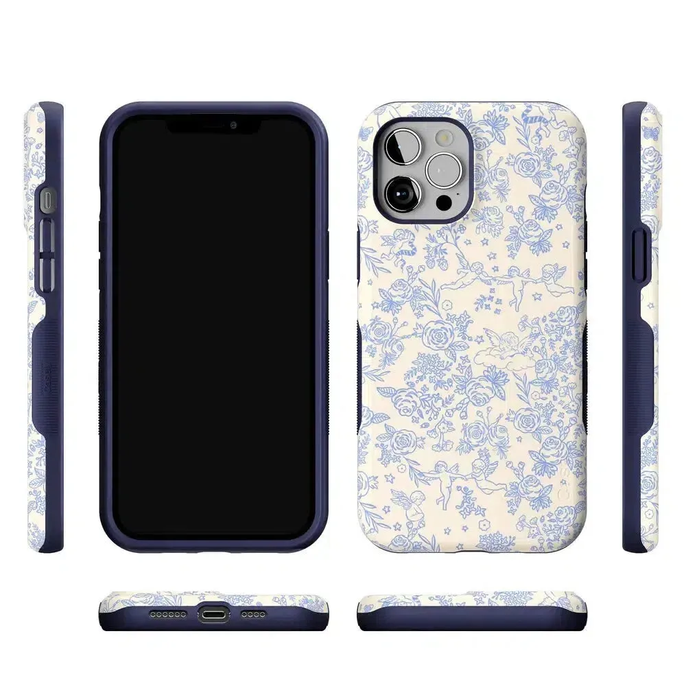 Trendy 2025 Cupid's Canvas | Periwinkle Floral Case  Last Chance!