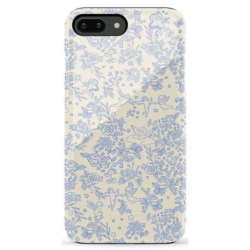Trendy 2025 Cupid's Canvas | Periwinkle Floral Case  Last Chance!