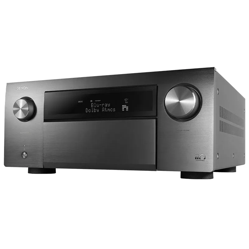 Trendy 2025 Denon AVC-A110 13.2 Ch 8K AV Amplifier with 3D Audio, HEOS Built-in and Voice Control (Each)  Last Chance!