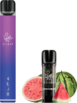 Trendy 2025 Elfbar Elfa Pro Kit Aurora Purple & Watermelon Pod  Last Few Pieces!