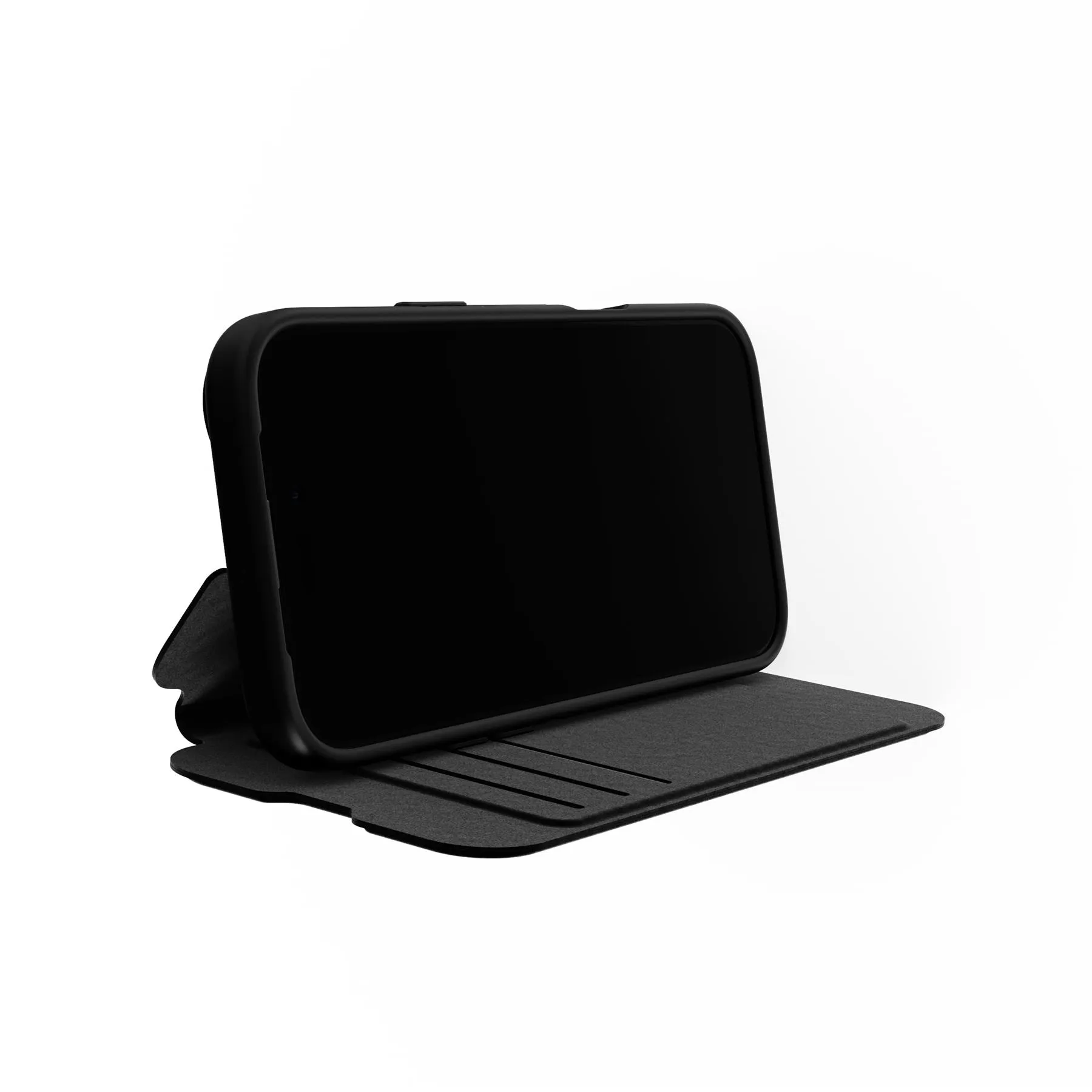 Trendy 2025 EvoLite Wallet - Apple iPhone 16 Case - Black  Going Fast!