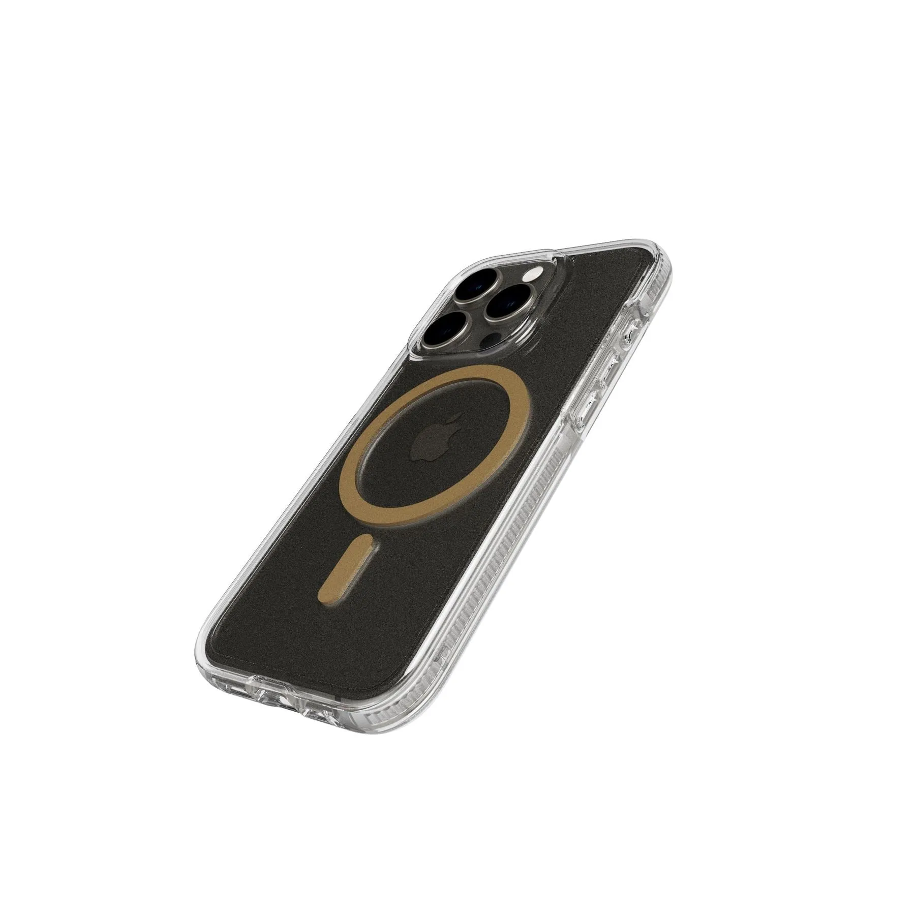 Trendy 2025 FlexQuartz - Apple iPhone 15 Pro Case MagSafe Compatible - Gold  Dont Miss Out!