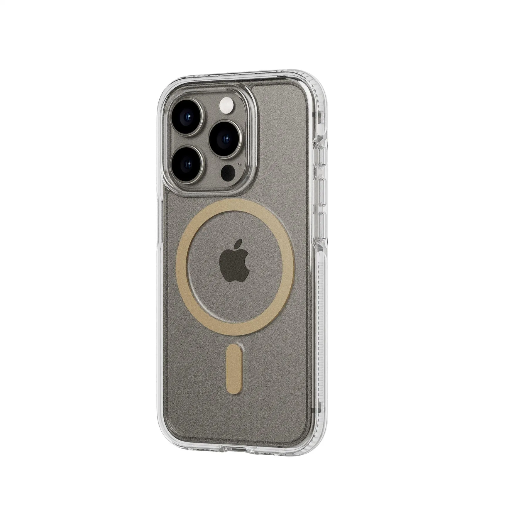 Trendy 2025 FlexQuartz - Apple iPhone 15 Pro Case MagSafe Compatible - Gold  Dont Miss Out!
