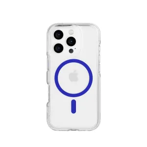 Trendy 2025 FlexQuartz - Apple iPhone 16 Pro Case MagSafe Compatible - Electric Blue  Going Fast!