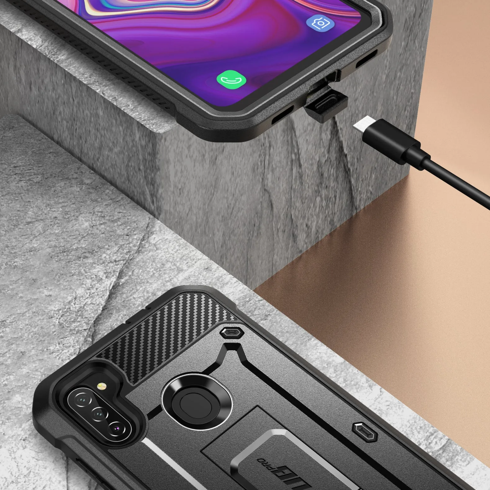 Trendy 2025 Galaxy A11 (2020)  Unicorn Beetle Pro-Black  Almost Gone!