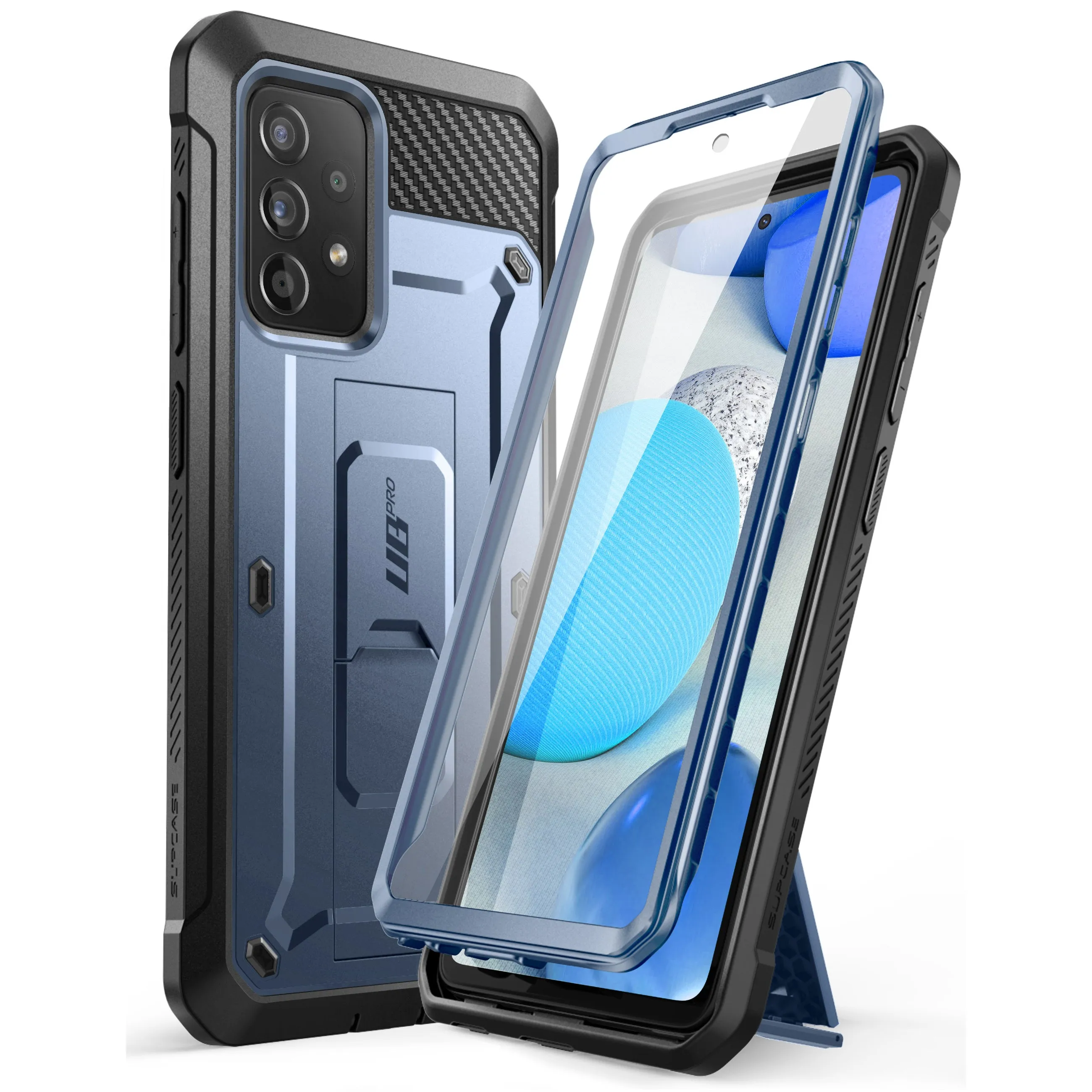 Trendy 2025 Galaxy A53 Unicorn Beetle PRO Rugged Holster Case-Metallic Blue  Today Only!