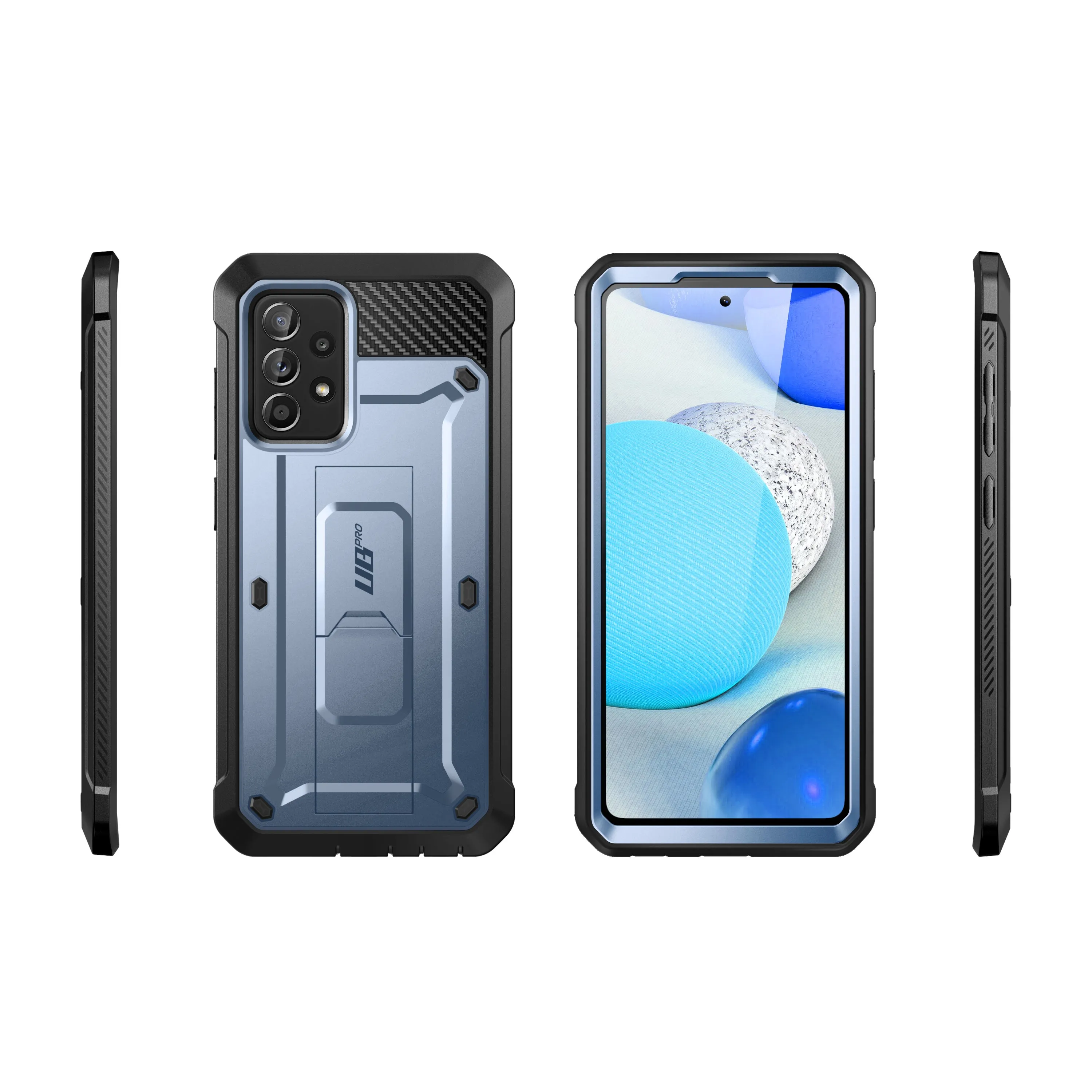 Trendy 2025 Galaxy A53 Unicorn Beetle PRO Rugged Holster Case-Metallic Blue  Today Only!