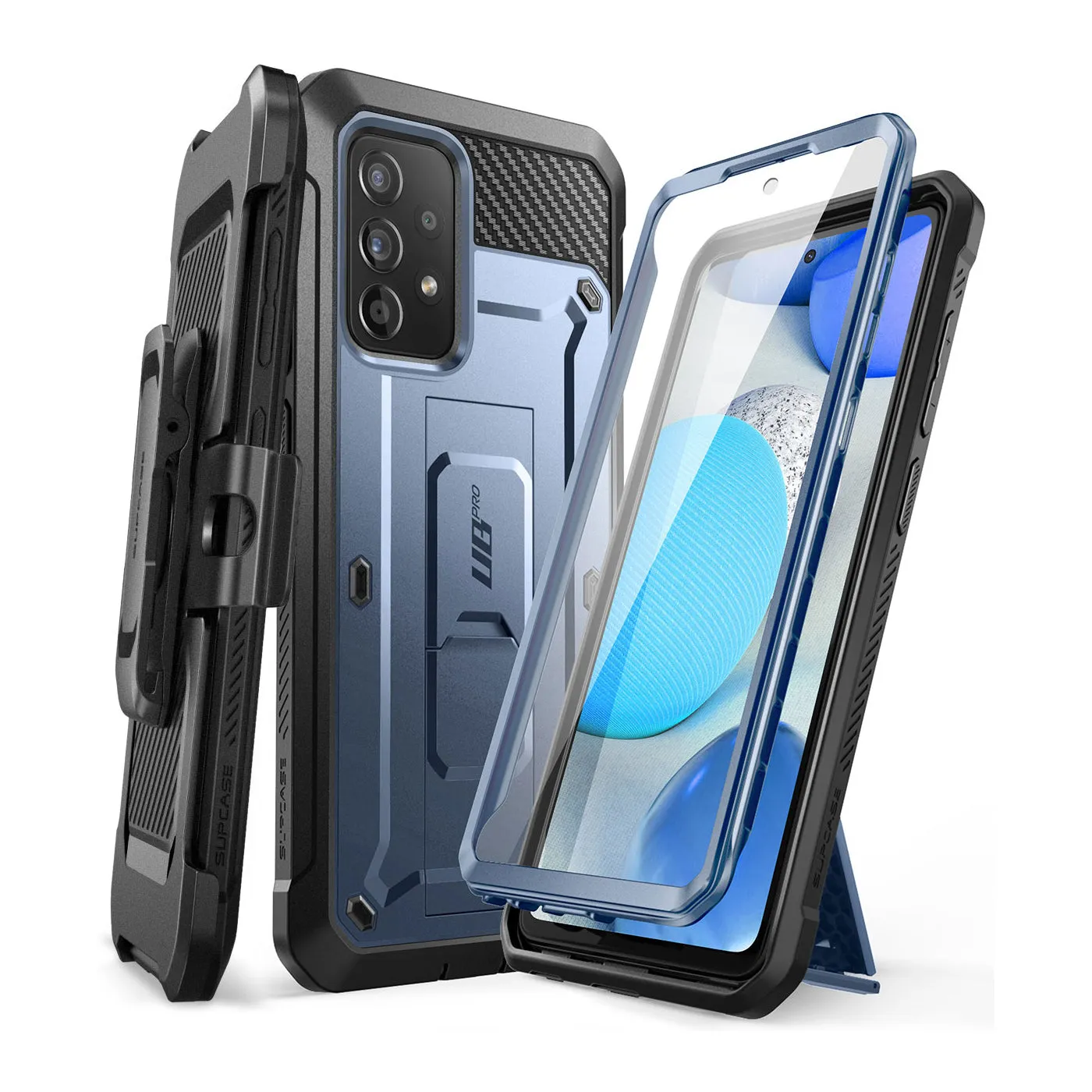 Trendy 2025 Galaxy A53 Unicorn Beetle PRO Rugged Holster Case-Metallic Blue  Today Only!