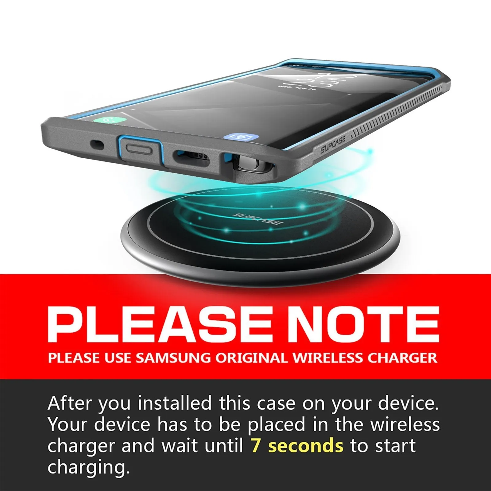 Trendy 2025 Galaxy Note10 Plus / Note10 Plus 5G Unicorn Beetle Pro Full-Body Rugged Case-Blue  Ends Soon!