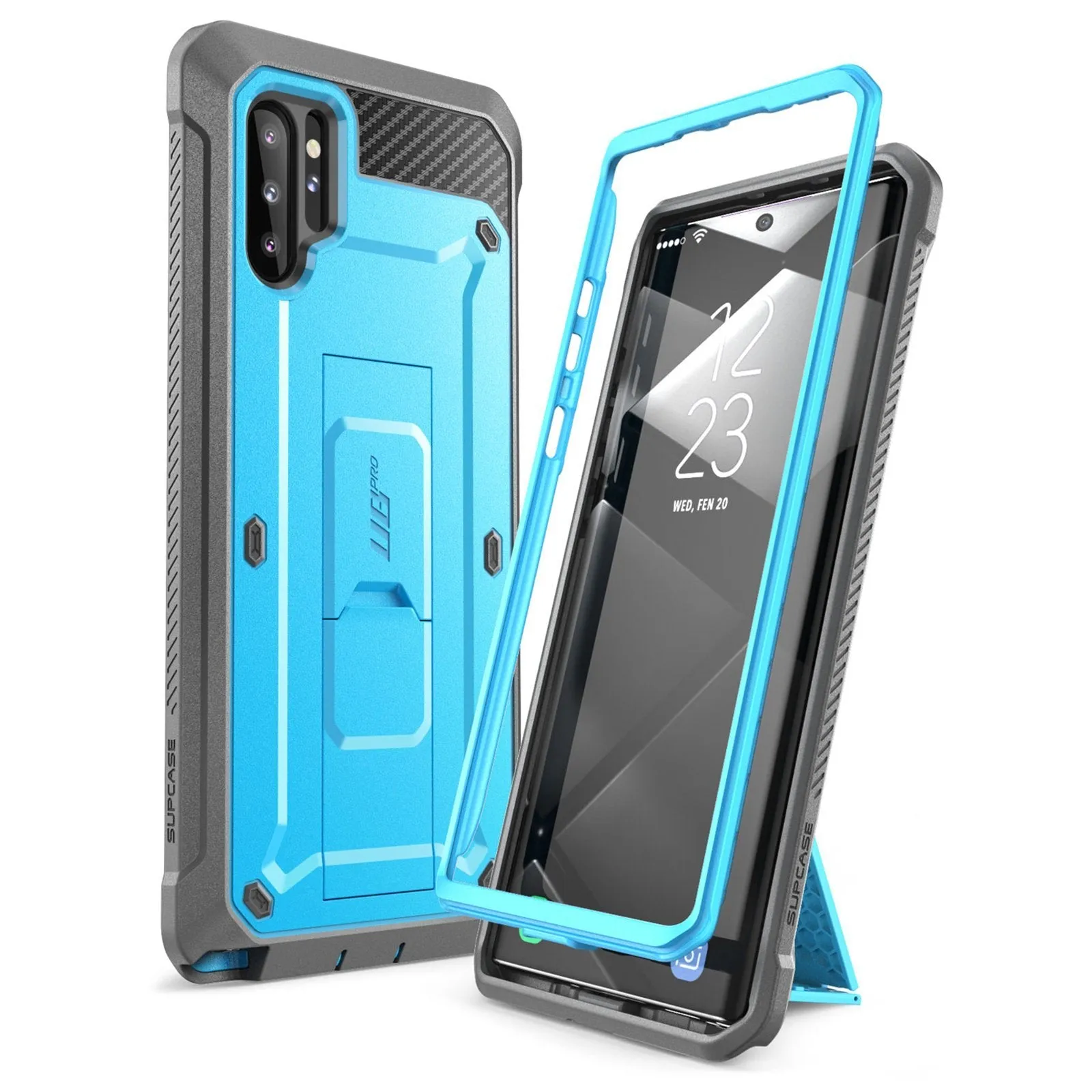 Trendy 2025 Galaxy Note10 Plus / Note10 Plus 5G Unicorn Beetle Pro Full-Body Rugged Case-Blue  Ends Soon!