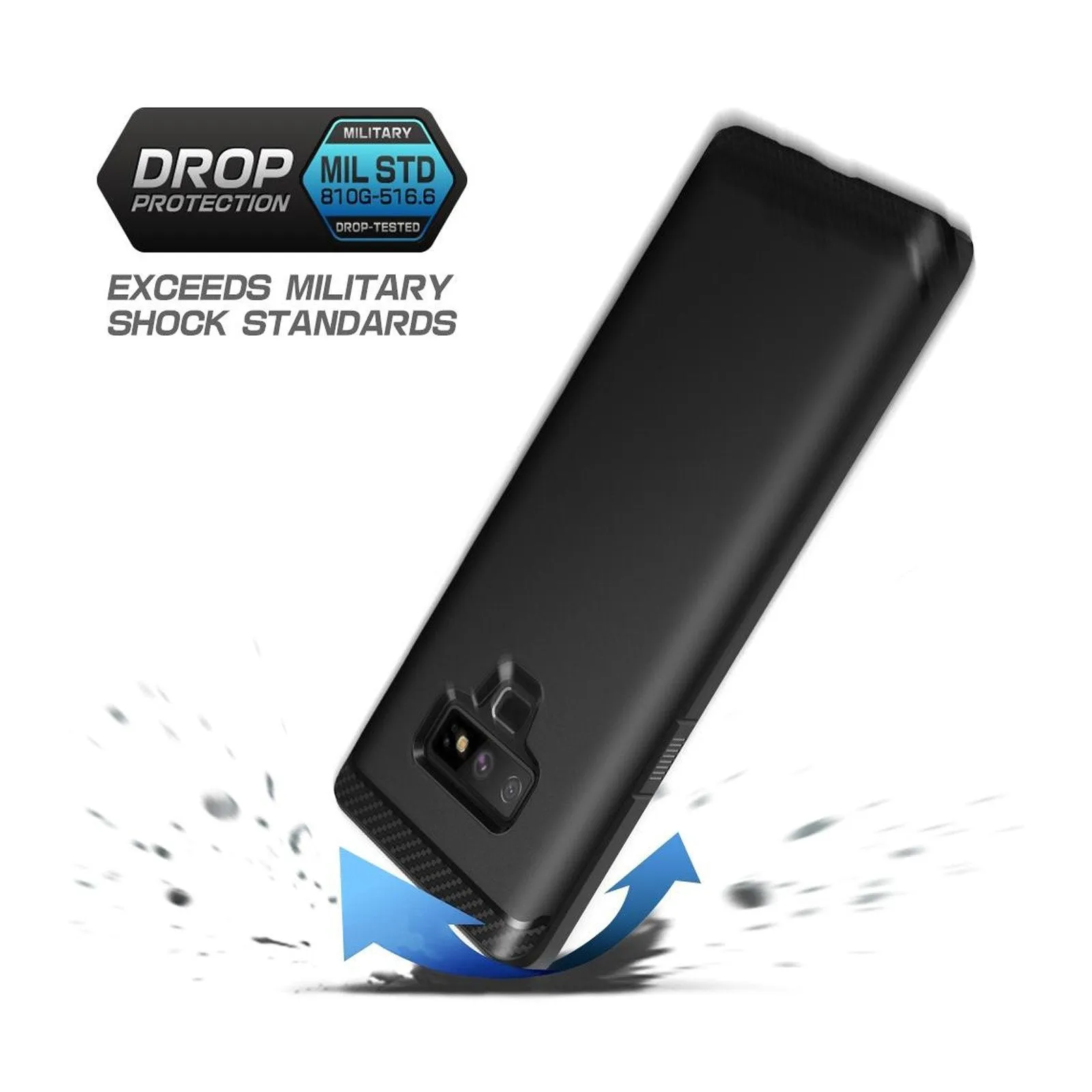 Trendy 2025 Galaxy Note9 Unicorn Beetle Bumper Case-Black  Ends Soon!