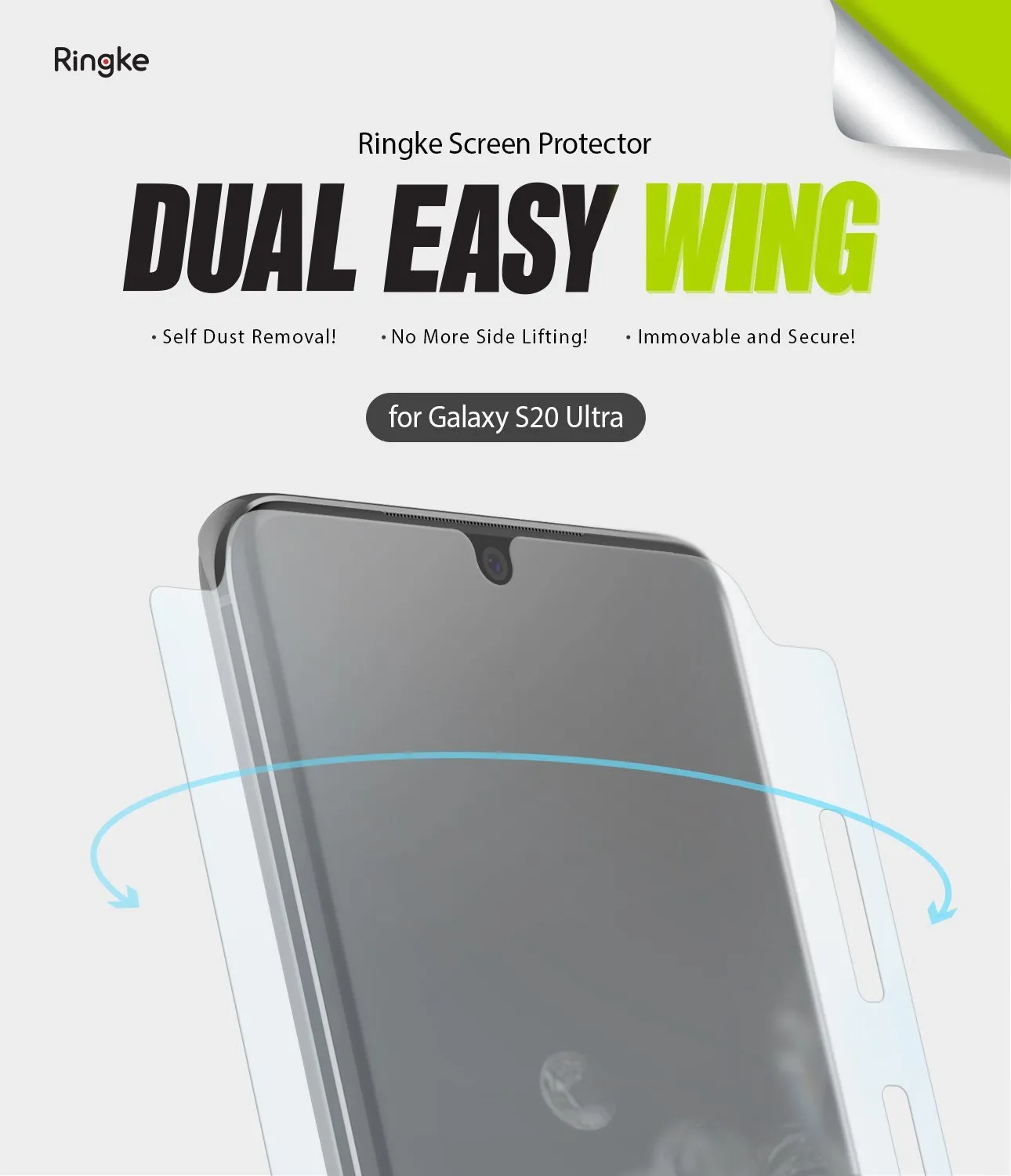Trendy 2025 Galaxy S20 Ultra Screen Protector | Dual Easy Wing  Limited Availability!