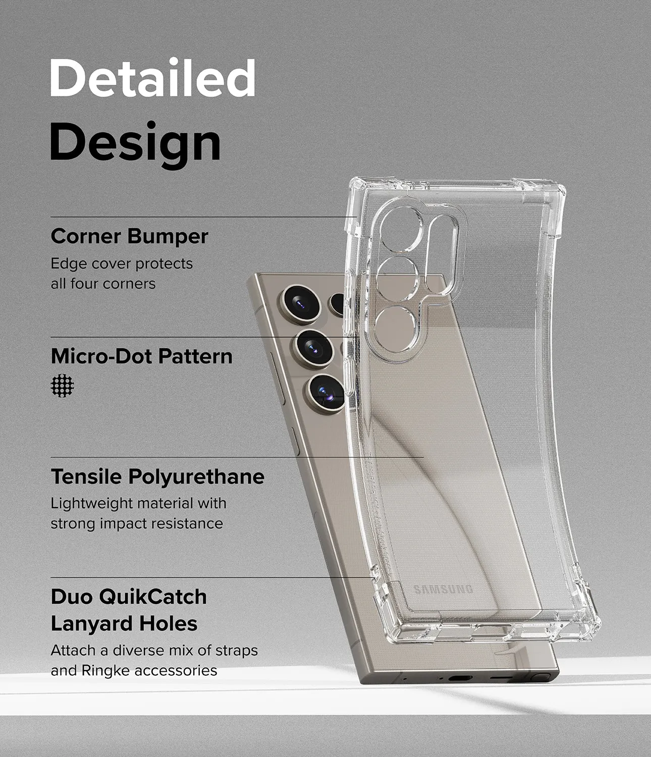 Trendy 2025 Galaxy S24 Ultra Case | Air Bumper  Stylish & Comfortable