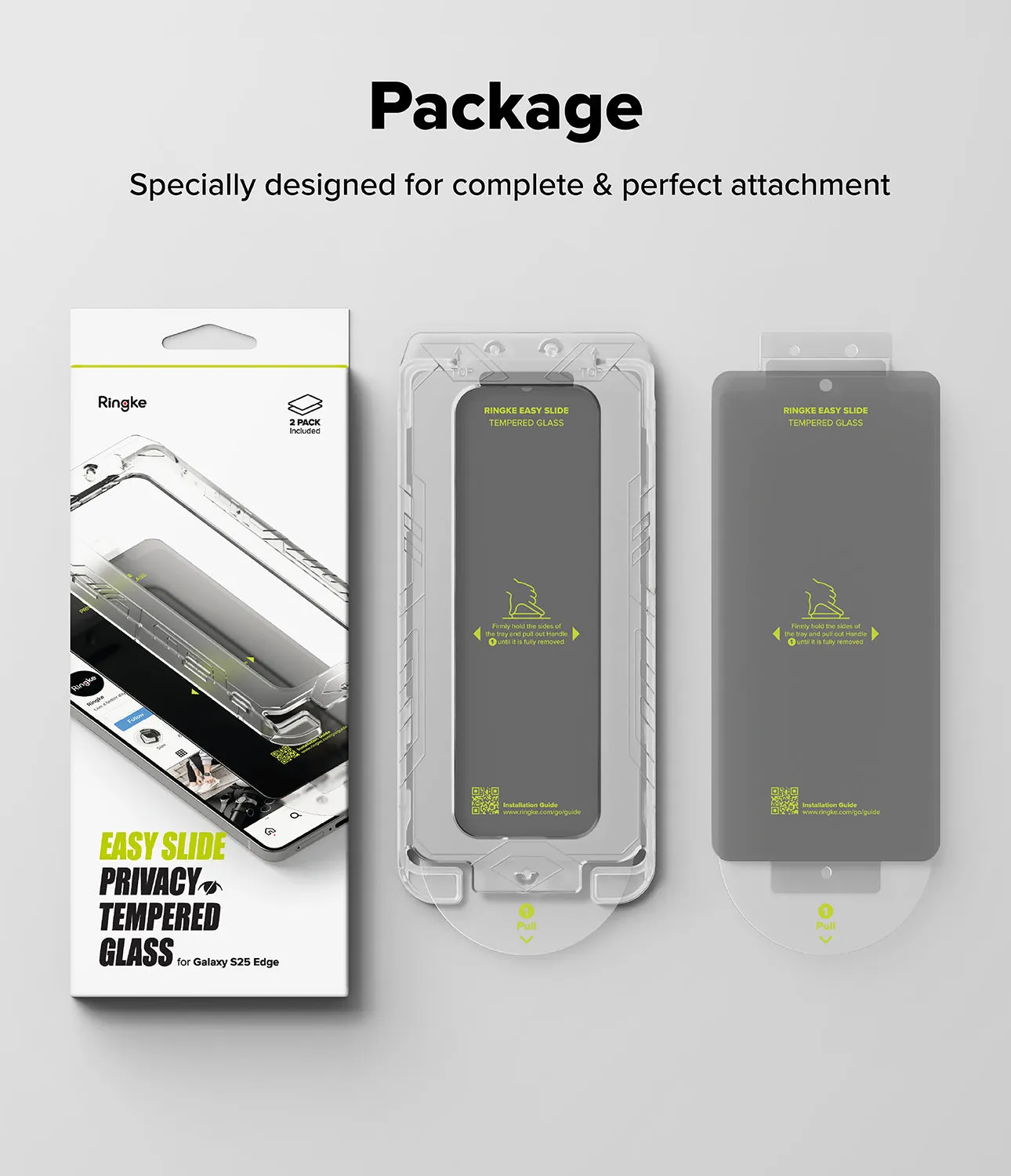 Trendy 2025 Galaxy S25 Edge Screen Protector | Easy Slide Privacy Tempered Glass  Last Few Pieces!