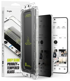 Trendy 2025 Galaxy S25 Edge Screen Protector | Easy Slide Privacy Tempered Glass  Last Few Pieces!