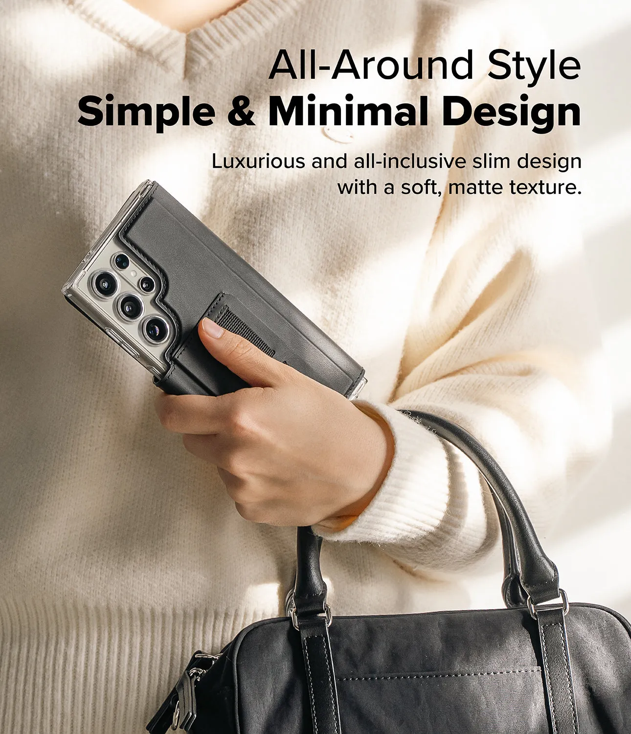 Trendy 2025 Galaxy S25 Ultra Case Combo | Folio Grip Wallet Magnetic   Fusion Magnetic  Stylish & Comfortable