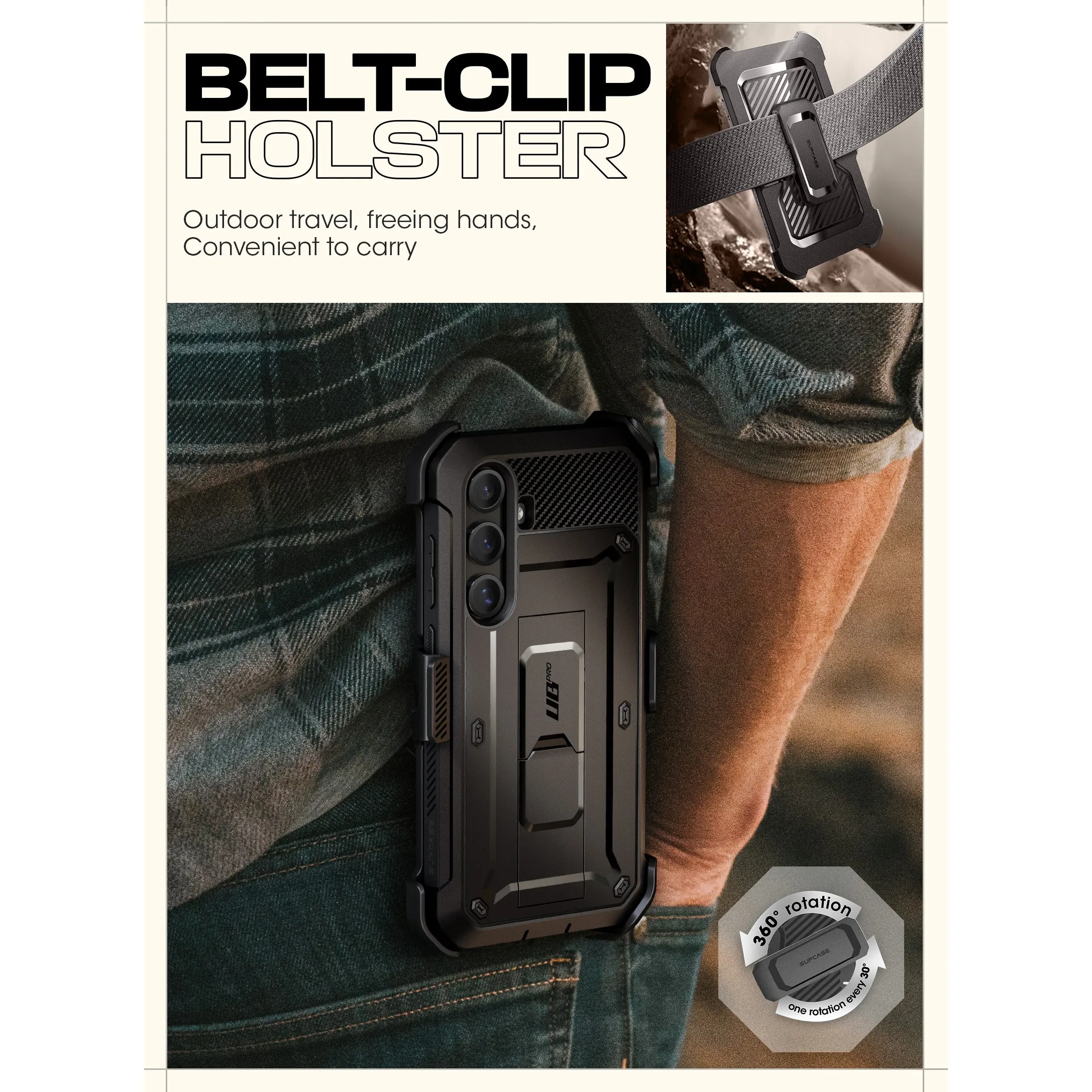 Trendy 2025 Galaxy S25 Unicorn Beetle PRO Rugged Case-Black  Almost Sold Out!