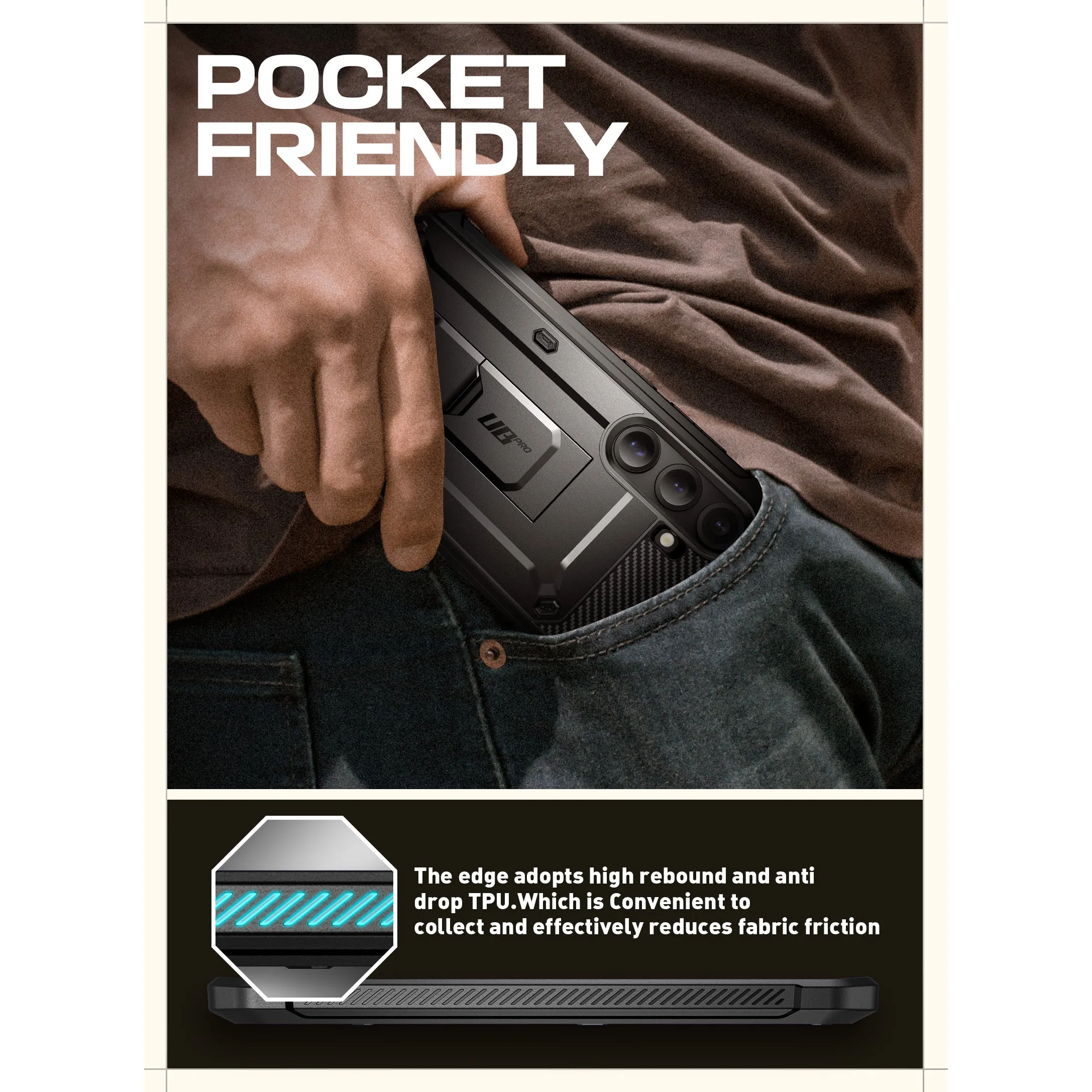 Trendy 2025 Galaxy S25 Unicorn Beetle PRO Rugged Case-Black  Almost Sold Out!
