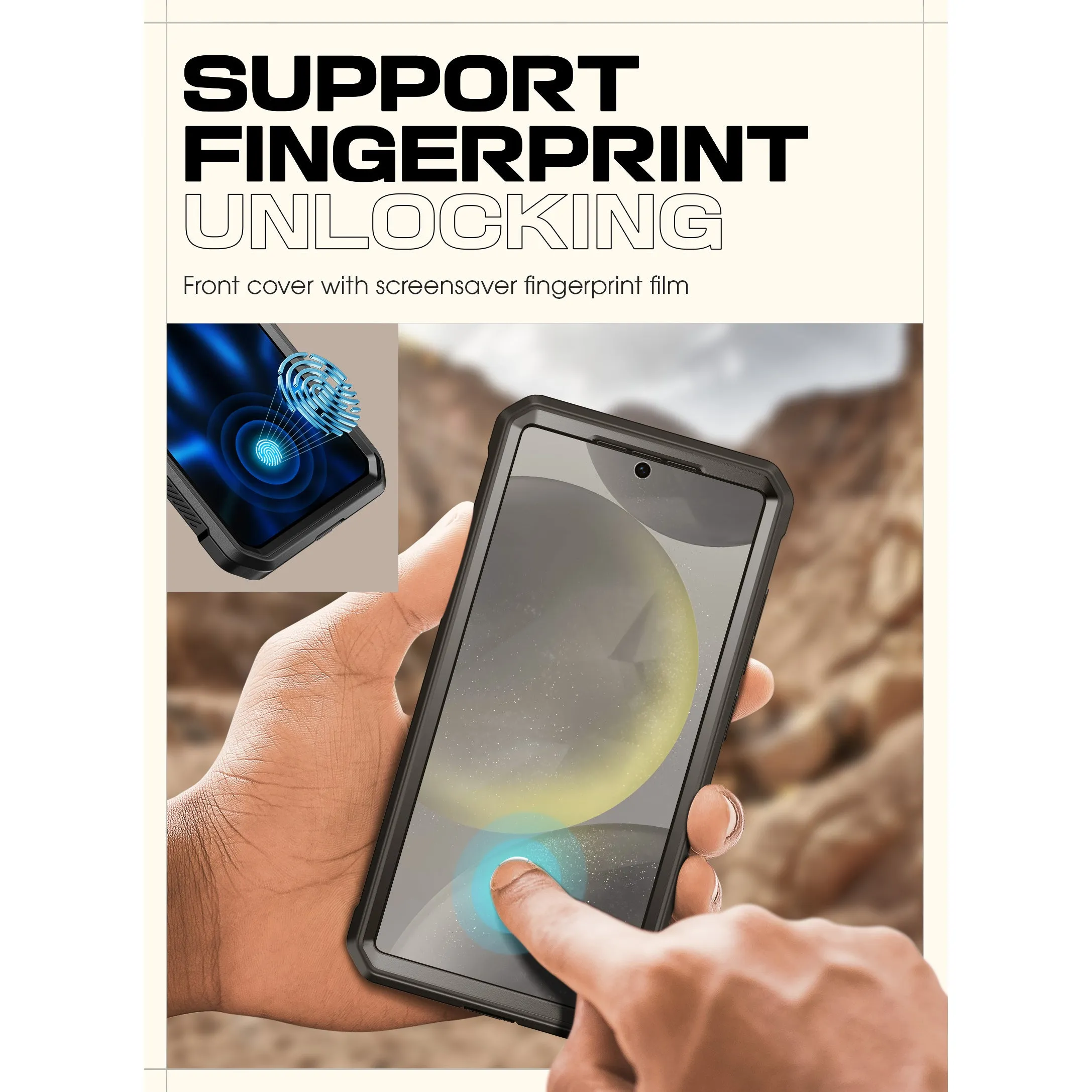 Trendy 2025 Galaxy S25 Unicorn Beetle PRO Rugged Case-Black  Almost Sold Out!