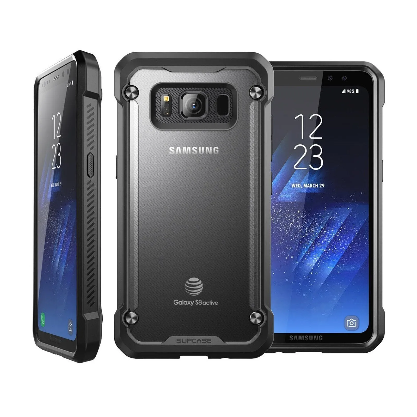 Trendy 2025 Galaxy S8 Active Unicorn Beetle Hybrid Protective Bumper Case-Frost  Stylish & Comfortable