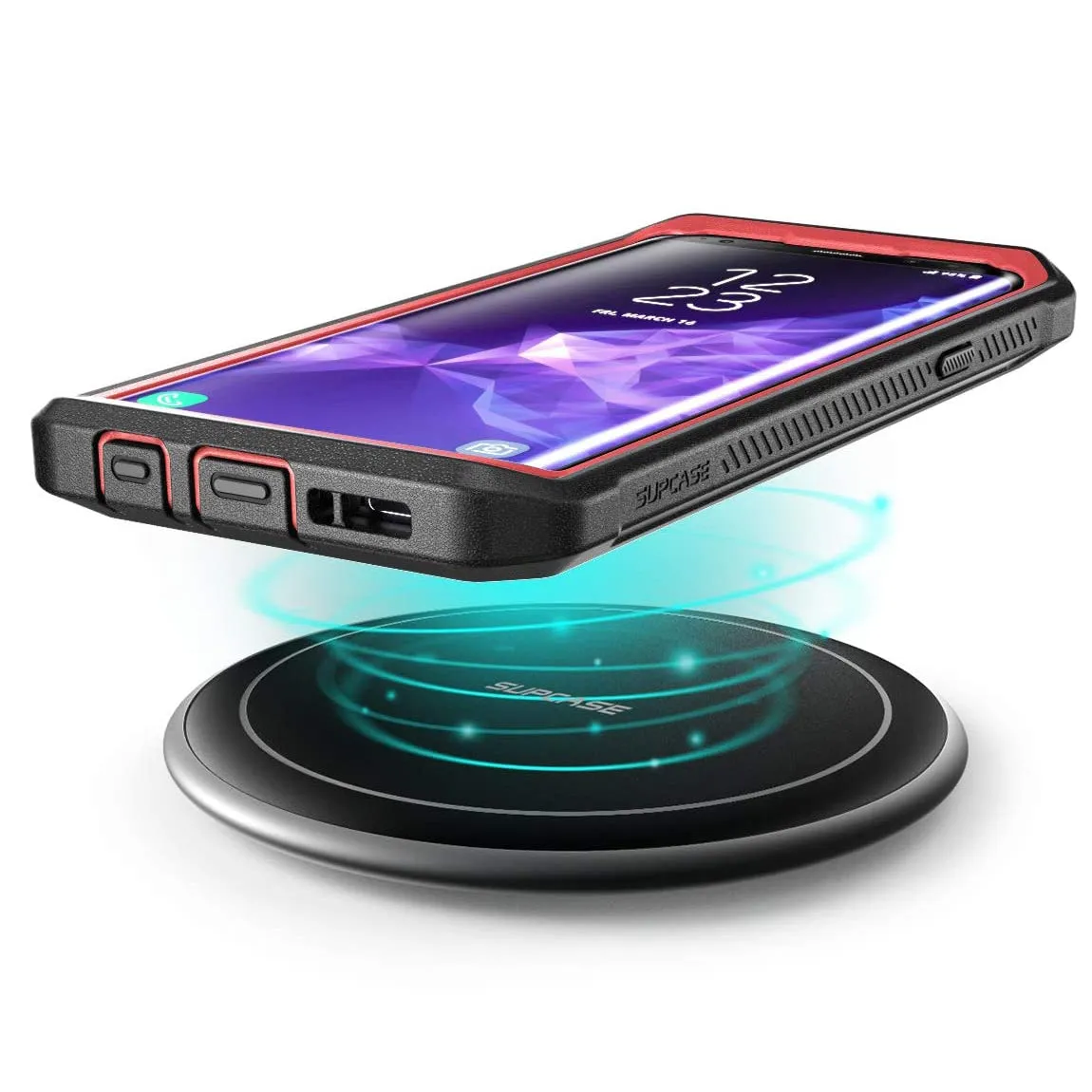 Trendy 2025 Galaxy S9 Unicorn Beetle Pro Full Body Rugged Holster Case-Metallic Red  Limited Stock!