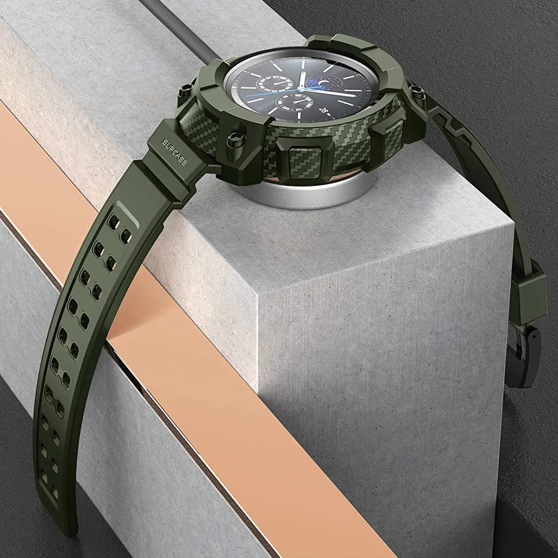 Trendy 2025 Galaxy Watch3 45mm Unicorn Beetle Pro Wristband Case-Dark Green  Stylish & Comfortable