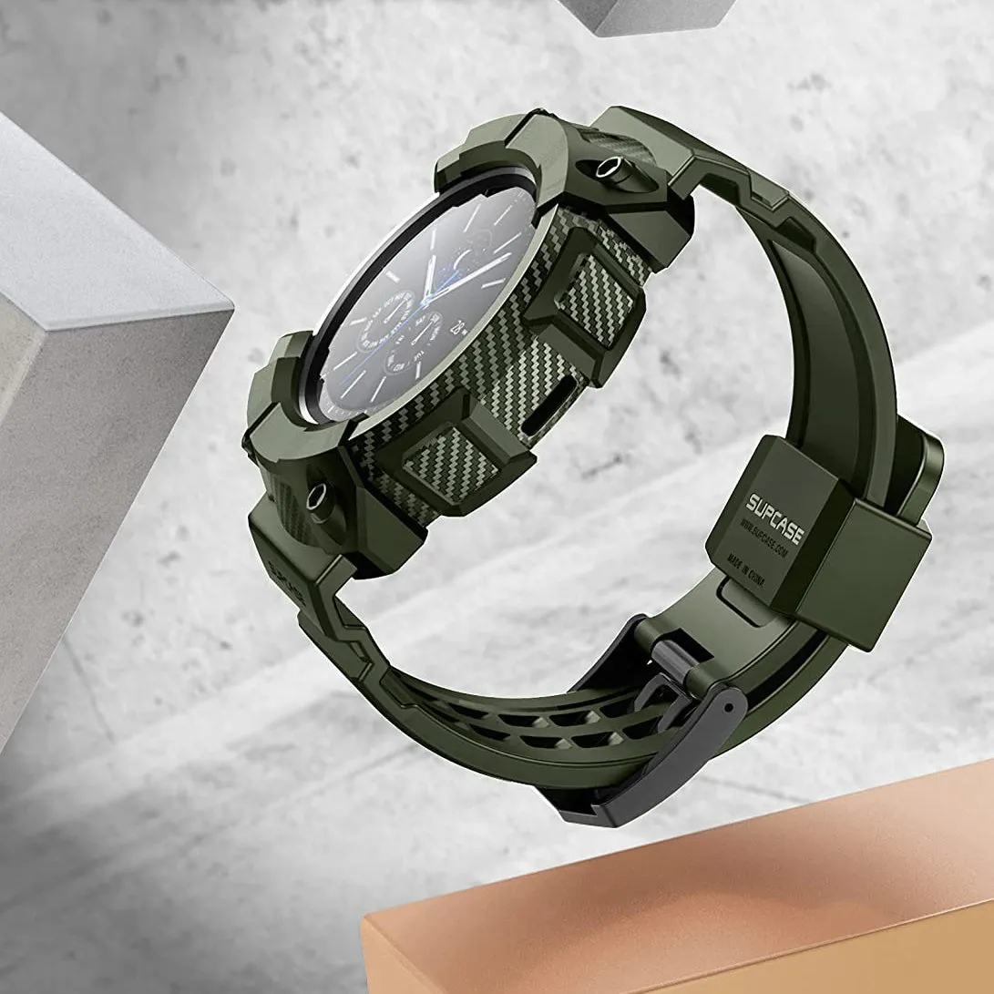 Trendy 2025 Galaxy Watch3 45mm Unicorn Beetle Pro Wristband Case-Dark Green  Stylish & Comfortable