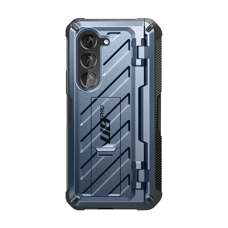 Trendy 2025 Galaxy Z Fold5 Unicorn Beetle PRO Rugged Case with S-Pen Holder-Metallic Blue  Ends Soon!