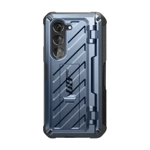 Trendy 2025 Galaxy Z Fold5 Unicorn Beetle PRO Rugged Case with S-Pen Holder-Metallic Blue  Ends Soon!