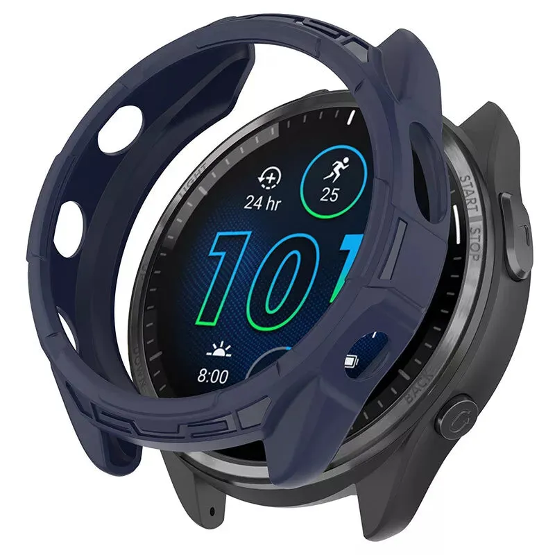 Trendy 2025 Garmin Forerunner 965 Rugged TPU Case (Blue)  Limited Availability!