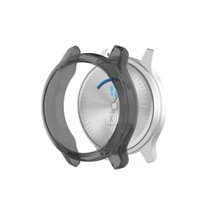 Trendy 2025 Garmin Vivomove Style/Luxe TPU Cover (Transparent-Black)  Stylish & Comfortable