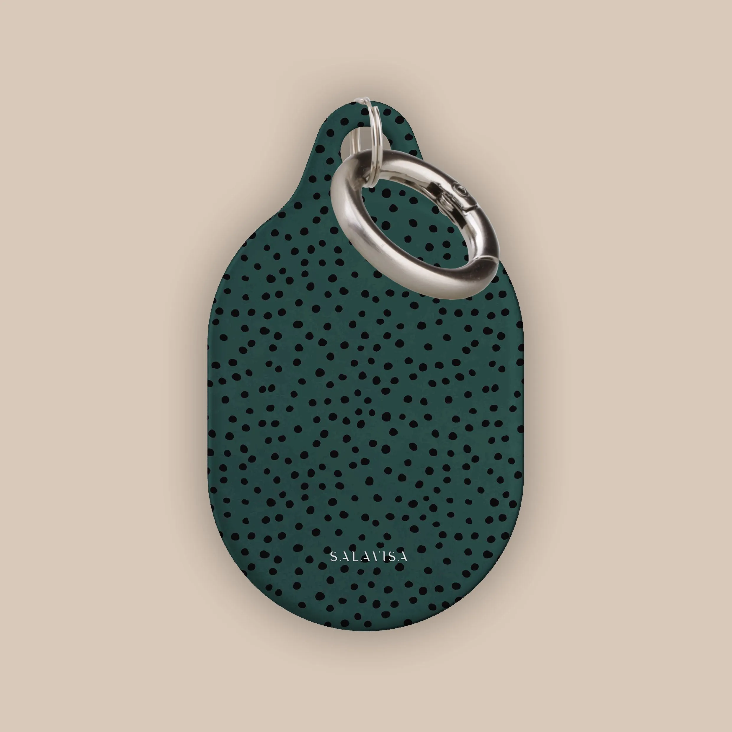 Trendy 2025 Green Polka Dots AirTag Holder  Last Few Pieces!