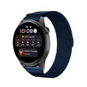 Trendy 2025 Huawei Watch 3 (Pro) Milanese Strap (Blue)  Limited Stock!