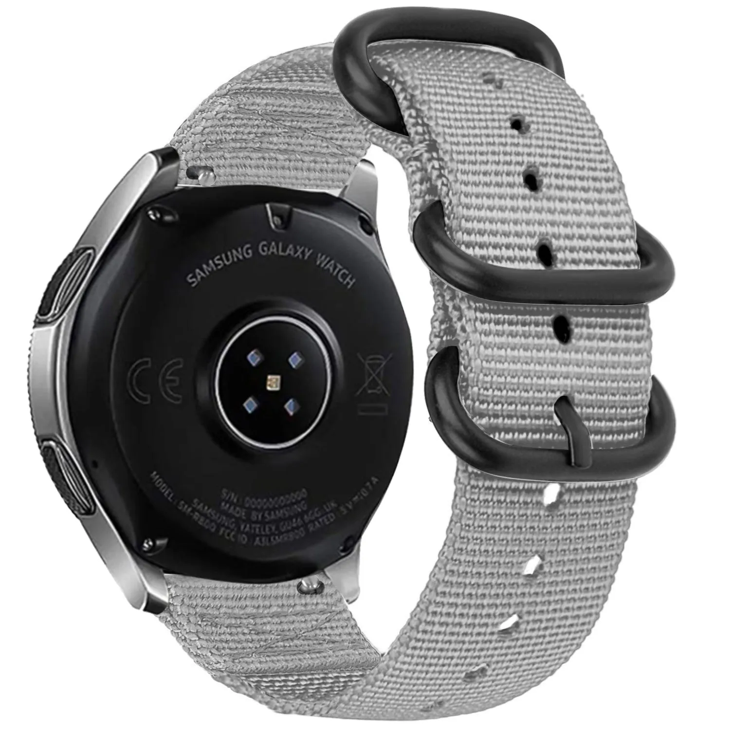 Trendy 2025 Huawei Watch 3 (Pro) Nylon Strap with Buckle (Grey)  Stylish & Comfortable