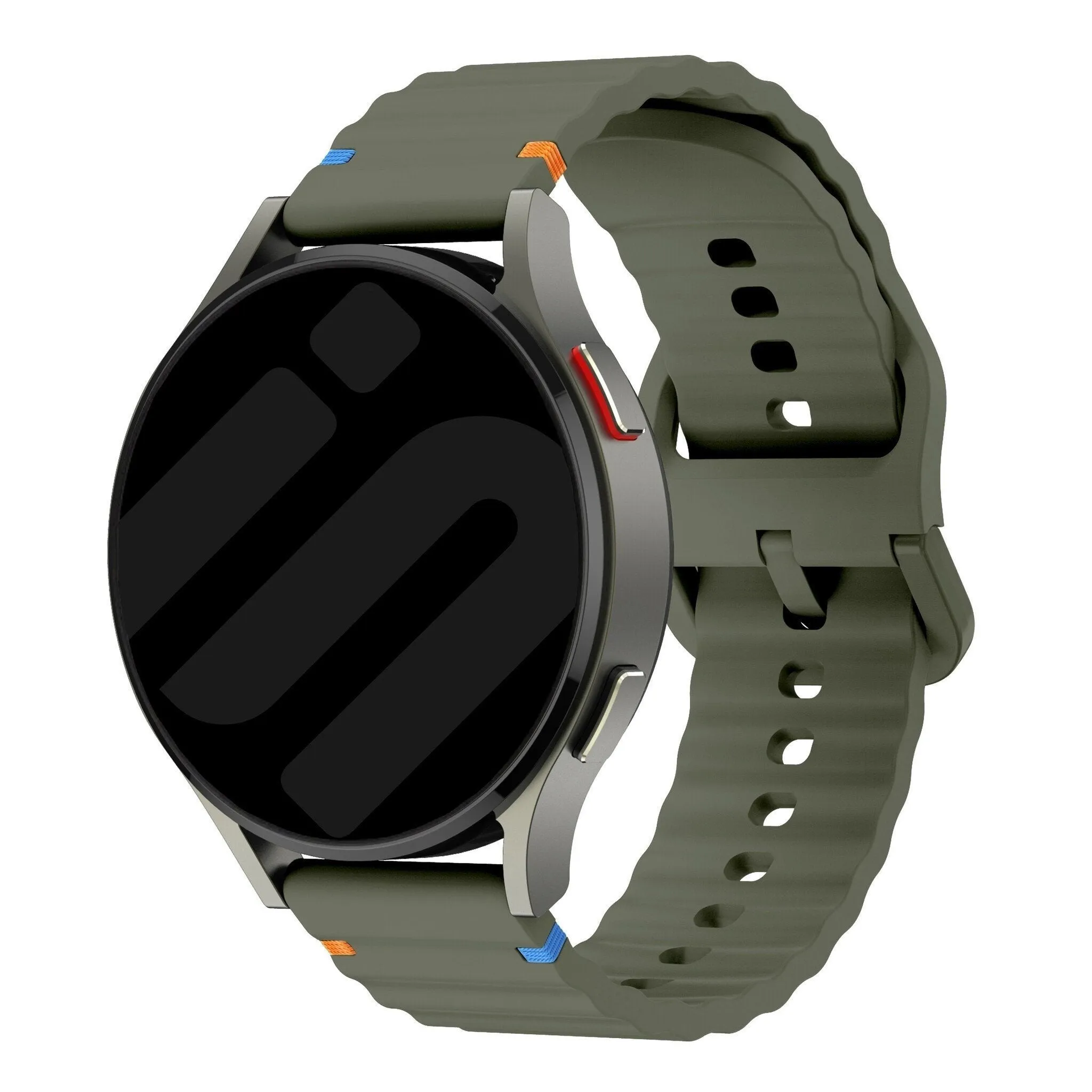 Trendy 2025 Huawei Watch Ultimate Wave Silicone Strap (Army Green)  Last Chance!
