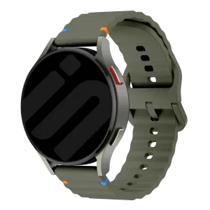 Trendy 2025 Huawei Watch Ultimate Wave Silicone Strap (Army Green)  Last Chance!