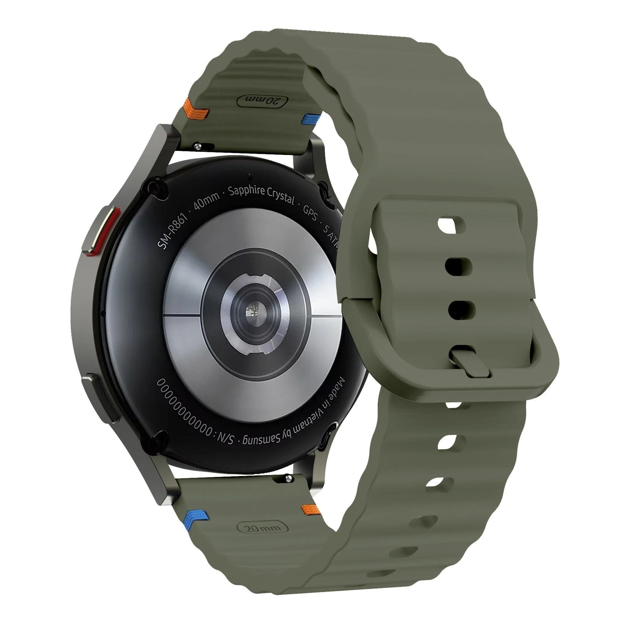 Trendy 2025 Huawei Watch Ultimate Wave Silicone Strap (Army Green)  Last Chance!