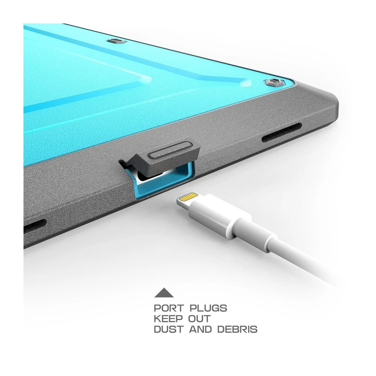 Trendy 2025 iPad 9.7 inch Unicorn Beetle Pro Full-Body Case-Blue  Today Only!