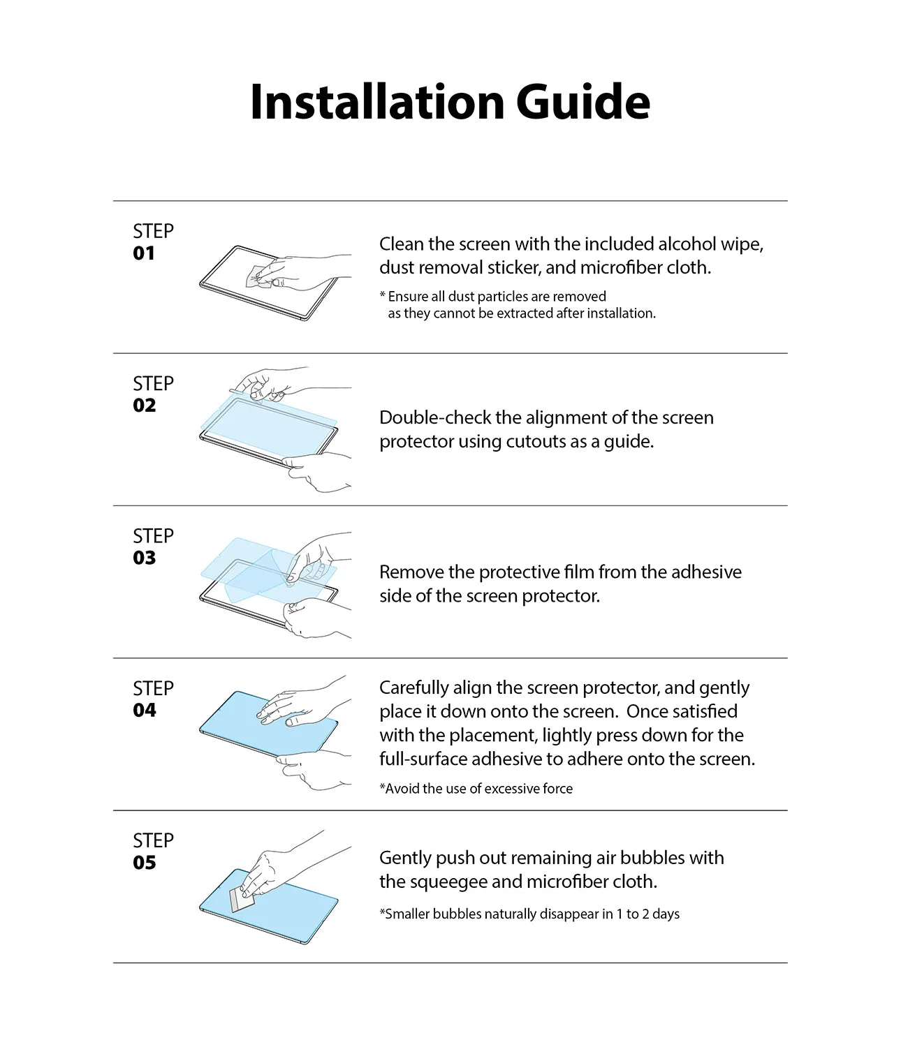 Trendy 2025 iPad Air 10.9" / iPad Pro 11" Screen Protector | Invisible Defender Glass  Limited Release!