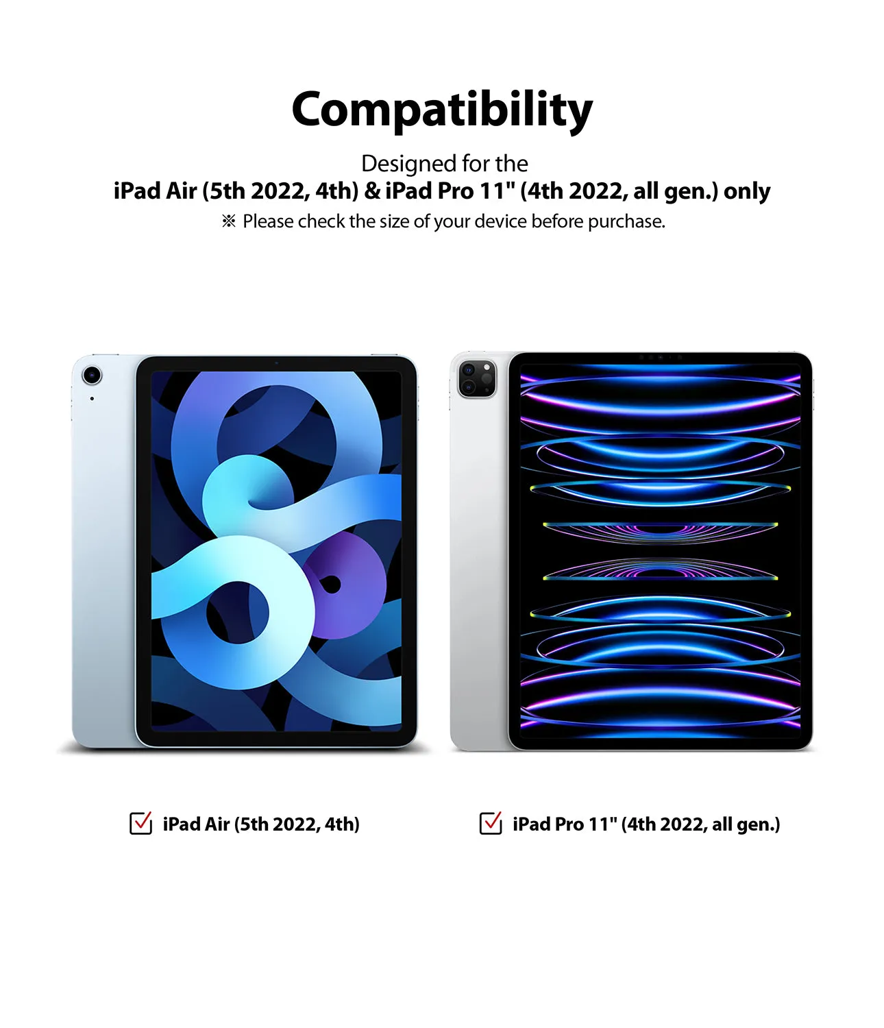 Trendy 2025 iPad Air 10.9" / iPad Pro 11" Screen Protector | Invisible Defender Glass  Limited Release!