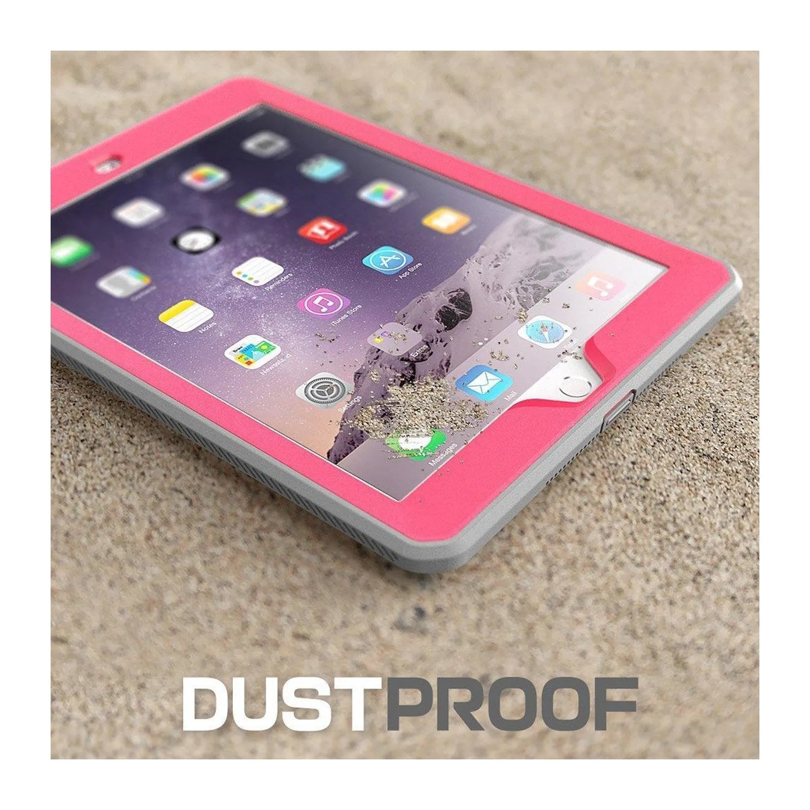 Trendy 2025 iPad Air 2 Unicorn Beetle Pro Full-Body Protective Case-Pink  Limited Release!