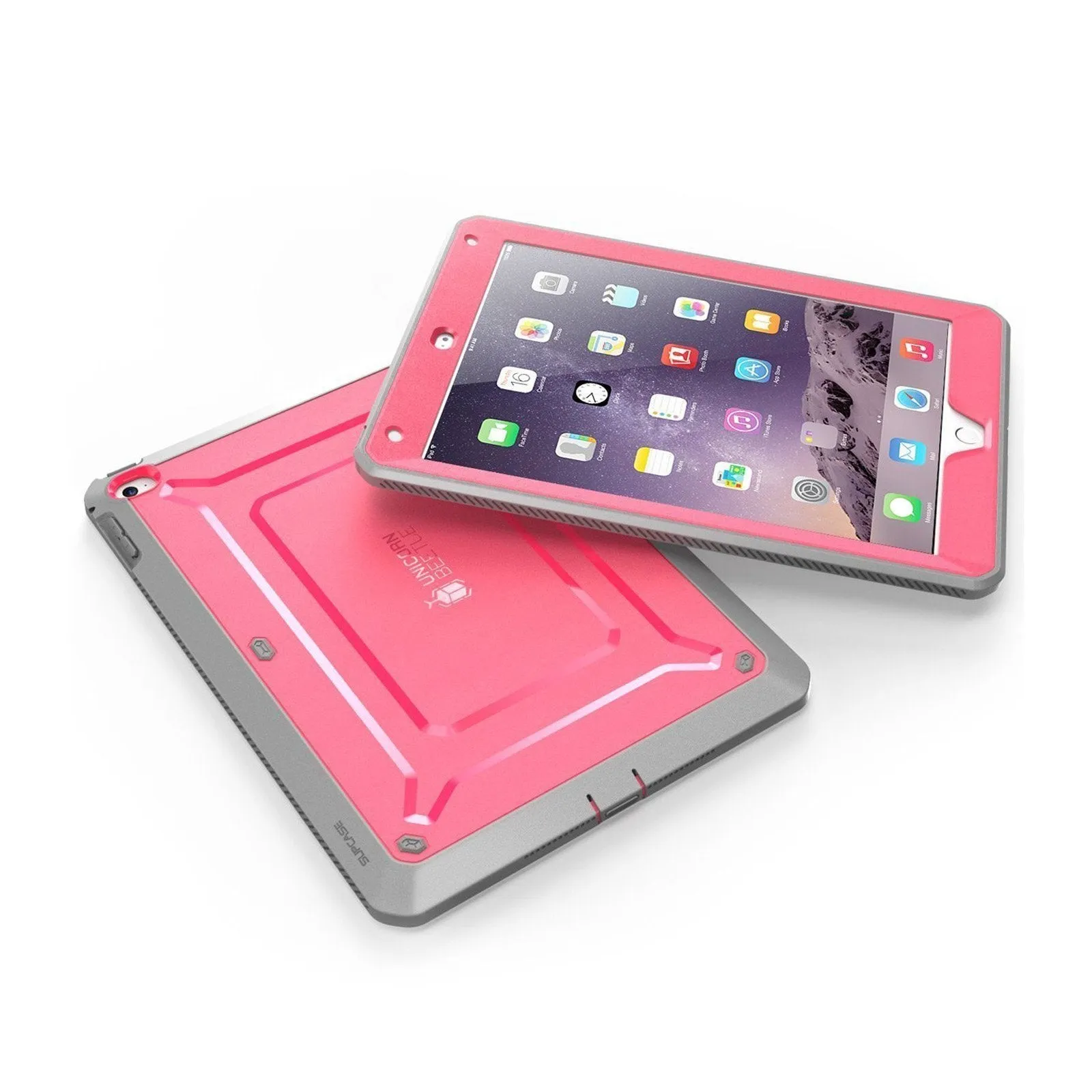 Trendy 2025 iPad Air 2 Unicorn Beetle Pro Full-Body Protective Case-Pink  Limited Release!