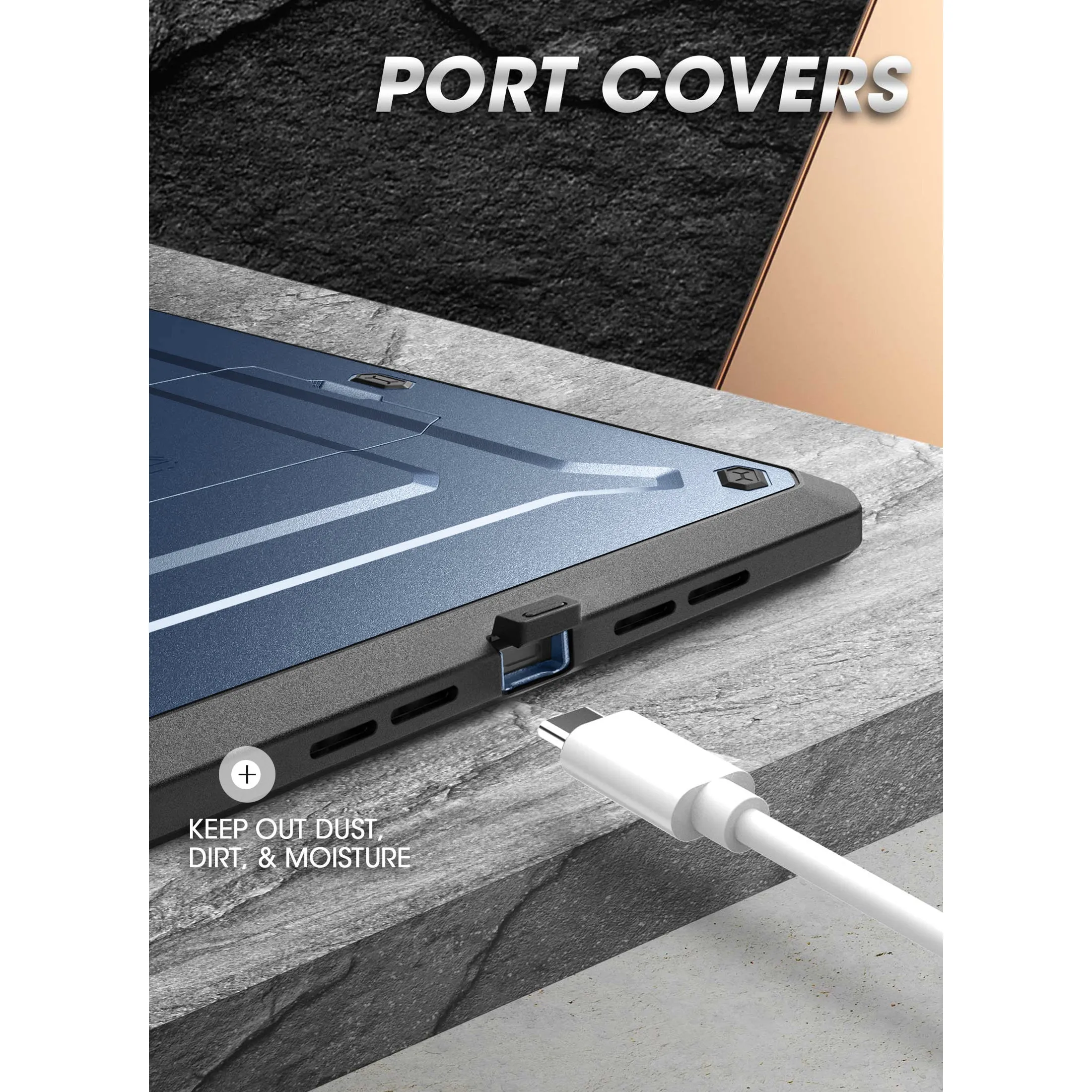 Trendy 2025 iPad mini 6 Unicorn Beetle PRO Shockproof Rugged Case-Metallic Blue  Almost Sold Out!