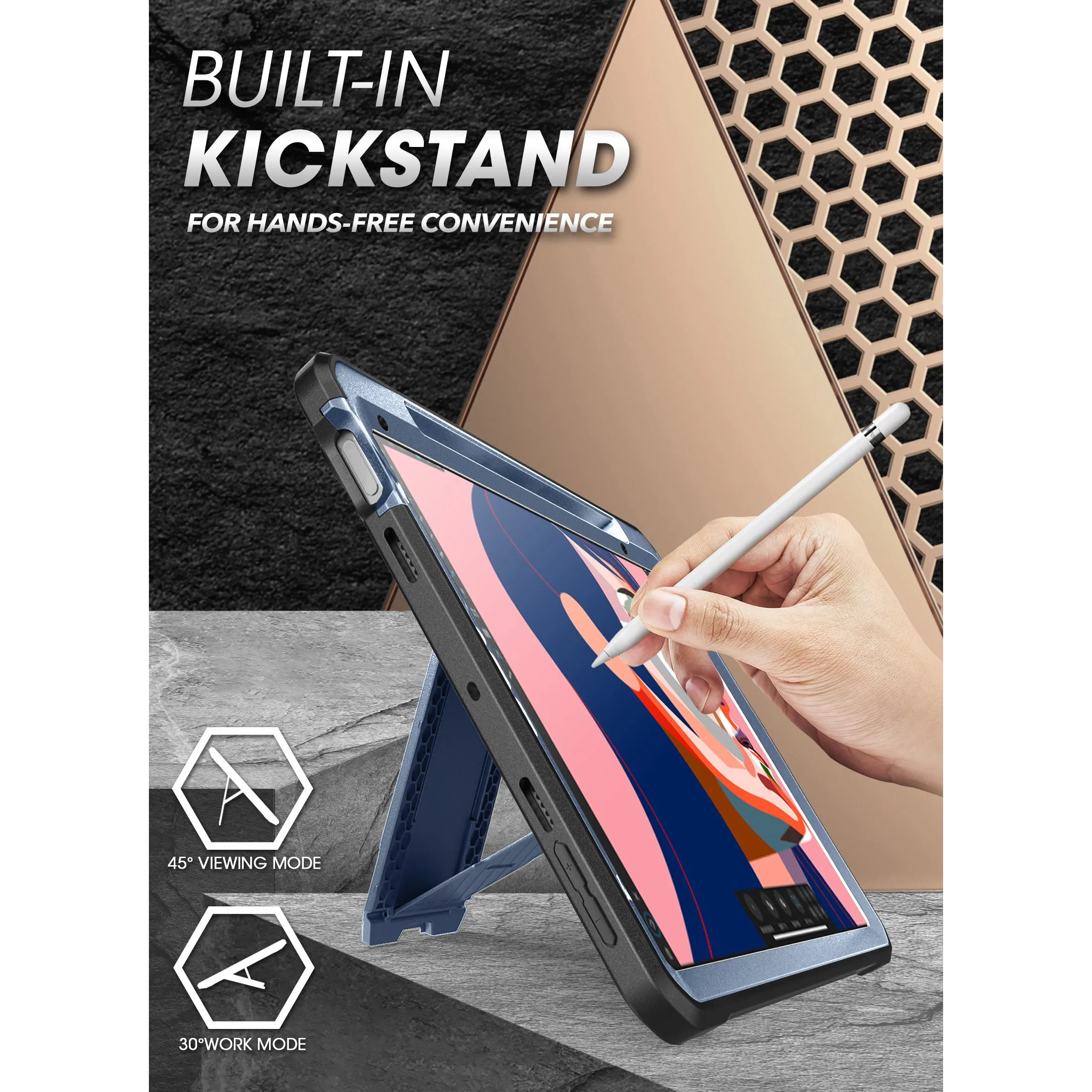 Trendy 2025 iPad mini 6 Unicorn Beetle PRO Shockproof Rugged Case-Metallic Blue  Almost Sold Out!