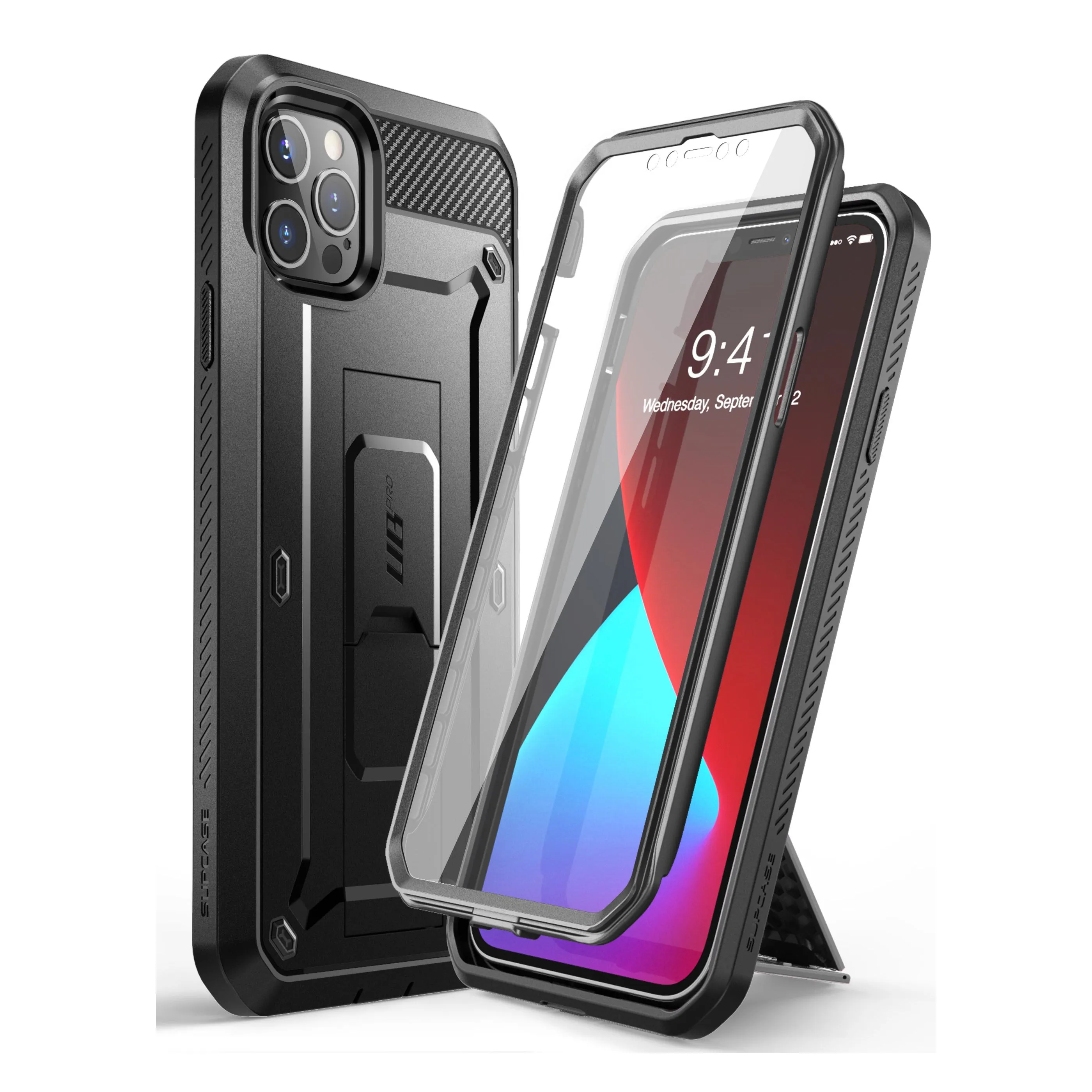 Trendy 2025 iPhone 12 Pro Max 6.7 inch Unicorn Beetle Pro Rugged Case-Black  Ends Soon!