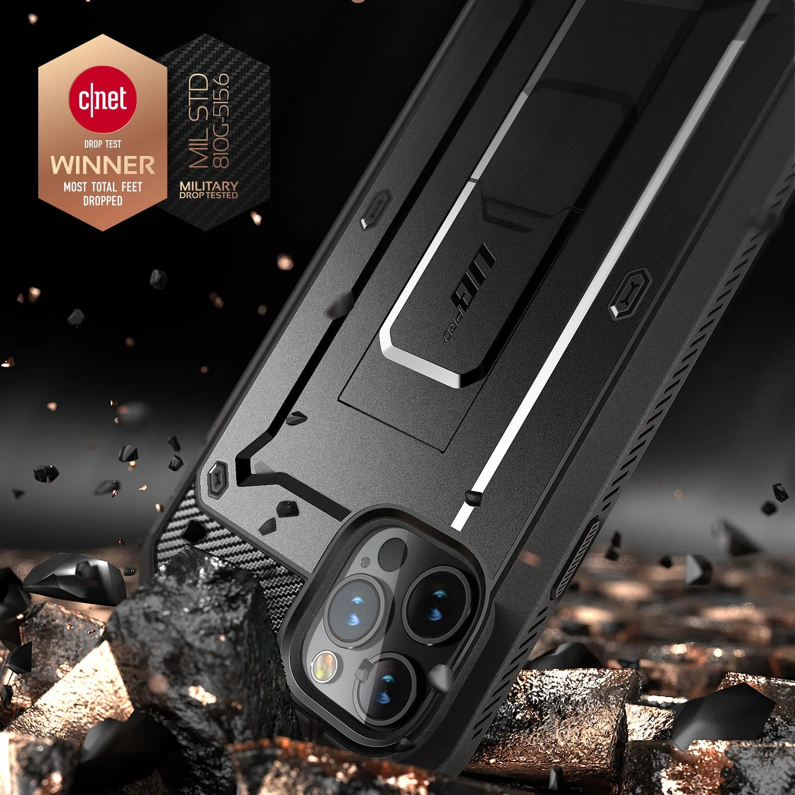 Trendy 2025 iPhone 12 Pro Max 6.7 inch Unicorn Beetle Pro Rugged Case-Black  Ends Soon!