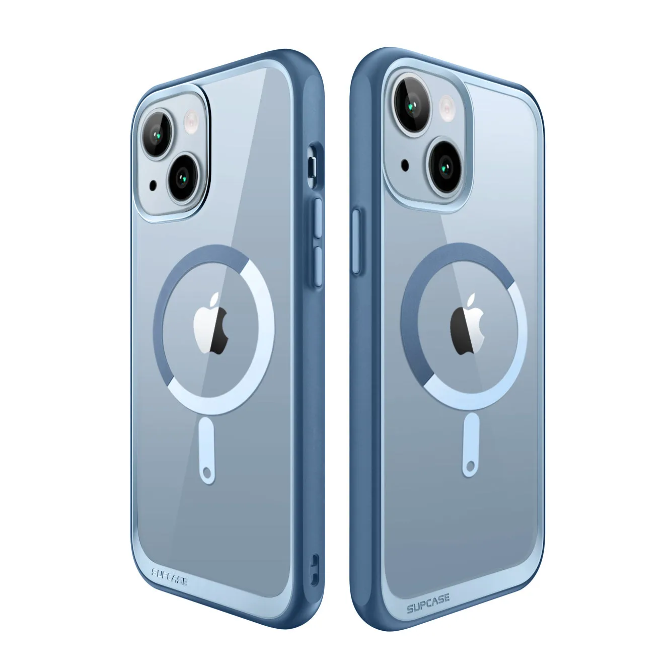 Trendy 2025 iPhone 14 Plus 6.7 inch Unicorn Beetle MAG Slim Clear MagSafe Case-Blue  Limited Availability!