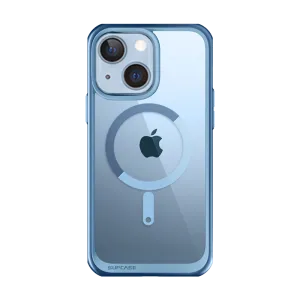 Trendy 2025 iPhone 14 Plus 6.7 inch Unicorn Beetle MAG Slim Clear MagSafe Case-Blue  Limited Availability!